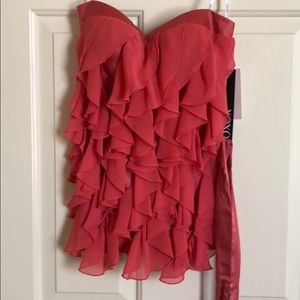 NWT XOXO strapless ruffle top - Size S